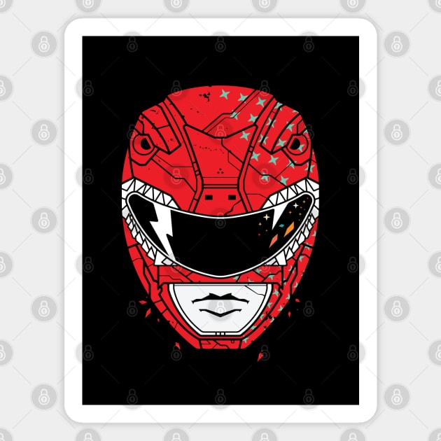 Red Ranger Magnet by BadBox